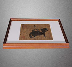 亭湖书画装裱配框服务案例